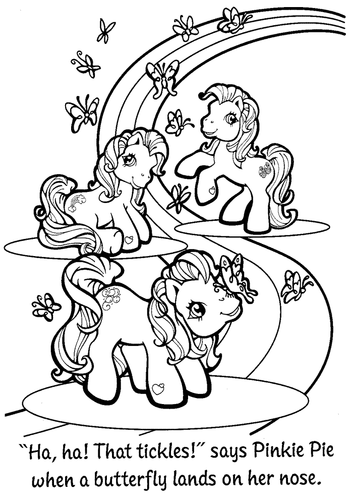Plansa de colorat cu My Little Pony 70 84